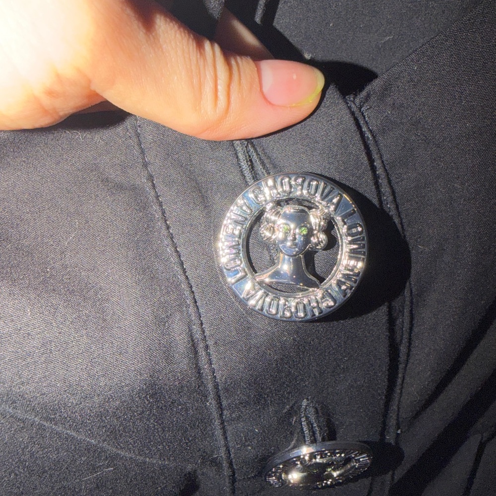Rare Chopova Lowena Black Button-Accent Dress - Picture 4 of 9